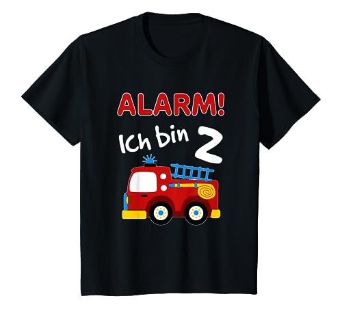 Kinder Feuerwehrauto T-Shirt 2. Geburtstag Jungen 2 Jahre Shirt T-Shirt von Kindergeburtstag T-Shirts Jungen & Mädchen by KaMi