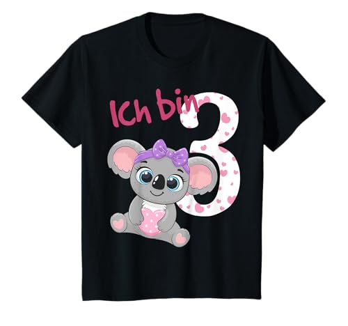 Geburtstagsshirt Koala 3 Geburtstag Mädchen Ich bin 3 Jahre T-Shirt von Kindergeburtstag T-Shirts Jungen & Mädchen by KaMi