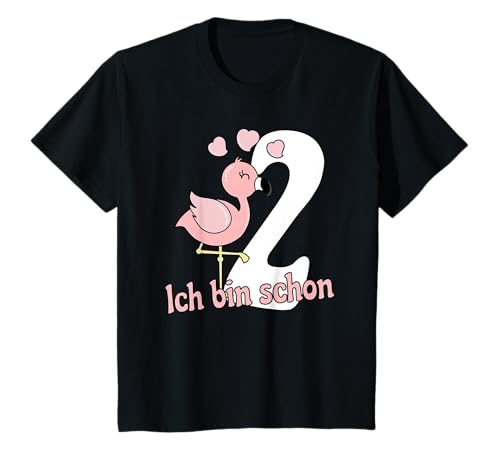 Kinder T-Shirt 2. Geburtstag Mädchen 2 Jahre Flamingo Shirt Kind T-Shirt von Kindergeburtstag T-Shirts Jungen & Mädchen by KaMi