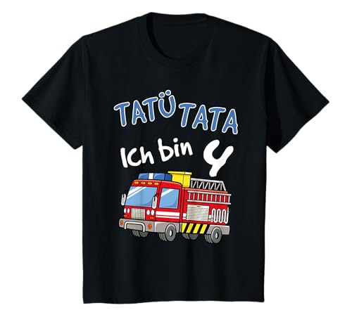 Kinder T-Shirt 4. Geburtstag Jungen Feuerwehrauto 4 Jahre Shirt T-Shirt Kinder T-Shirt 4. Geburtstag Jungen Feuerwehrauto 4 Jahre Shirt T-Shirt von Kindergeburtstag T-Shirts Jungen & Mädchen by KaMi