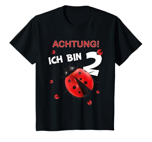Kinder Marienkäfer Shirt 2. Geburtstag Jungen 3 Jahre Käfer T-Shirt von Kindergeburtstag T-Shirts Jungen & Mädchen