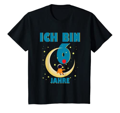 Kinder Ich bin schon 6 Jahre Geburtstags Astronaut T-Shirt Kinder Ich bin schon 6 Jahre Geburtstags Astronaut T-Shirt von Kindergeburtstag T-shirt junge und mädchen