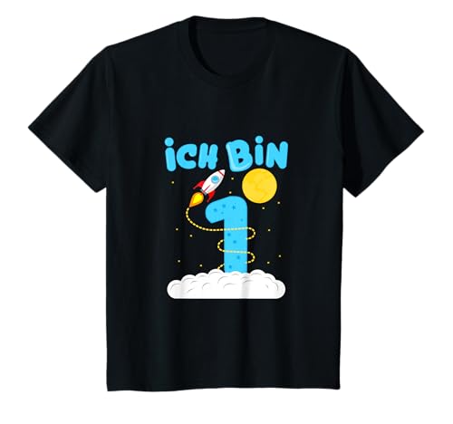 Kinder Rakete 1. Geburtstag Raumschiff 1 Jahr Jungen T-Shirt Kinder Rakete 1. Geburtstag Raumschiff 1 Jahr Jungen T-Shirt von Kindergeburtstags Jungen & Mädchen Geschenke