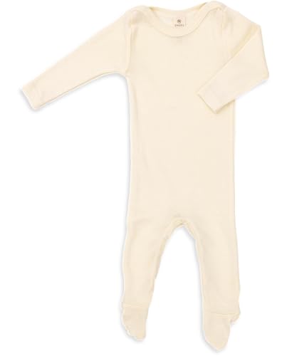 Engel Schlafoverall & Mulltuch Blaubaer | Wolle Seide Schlafanzug mit Fuß | Nacht Overall einteilig für Kleinkinder Feinripp | Merino Schurwolle kbT mulesing-free | hautfreundlich & nachhaltig von Kinderhaus Blaubär