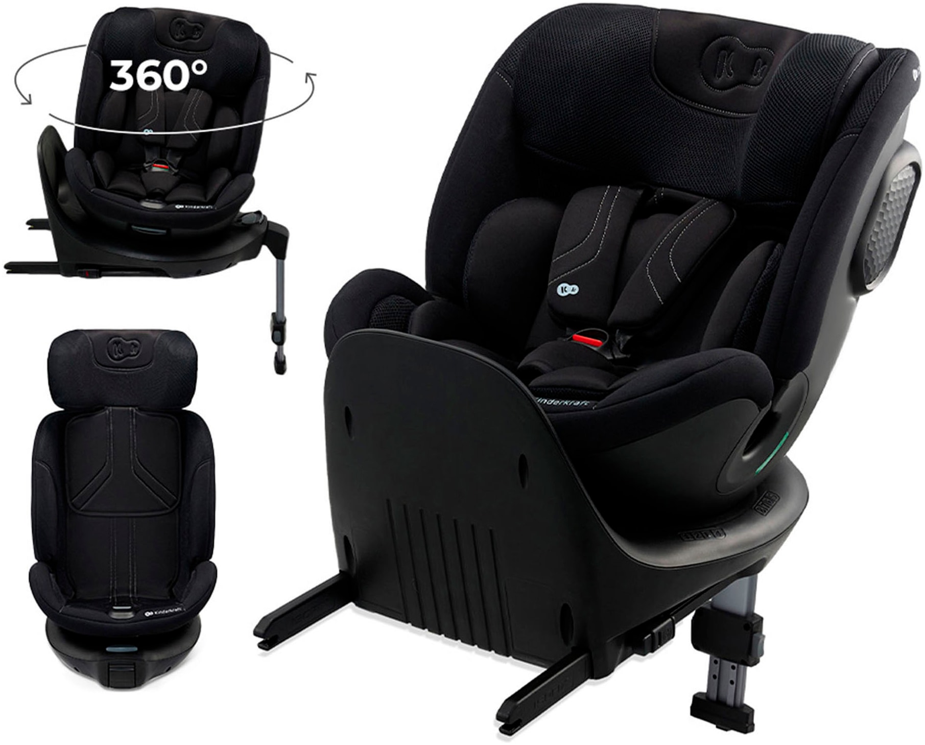Kinderkraft Autokindersitz "XRIDER 2 i-Size" Klasse 0 / 1 / II / III (bis 36 kg) 360 – drehbarer Kindersitz von Kinderkraft