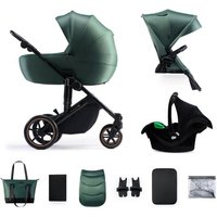 Kinderkraft Kinderwagen Prime2 3in1 Mink Pro Dark Green von Kinderkraft