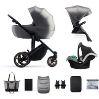 Kinderkraft Kinderwagen Prime2 3in1 Mink Pro Shadow Grey von Kinderkraft