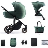 Kinderkraft Kombikinderwagen PRIME 2 2 in 1 Dark Green von Kinderkraft