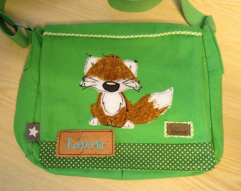 Schultertasche - Fuchs- | Personalisiert von KinderkramDE