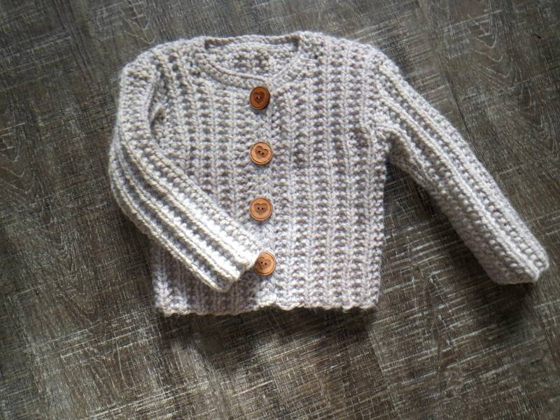Strickjacke " Stockholm" | Gr. 80 Strickjacke " Stockholm" | Gr. 80 von KinderkramDE