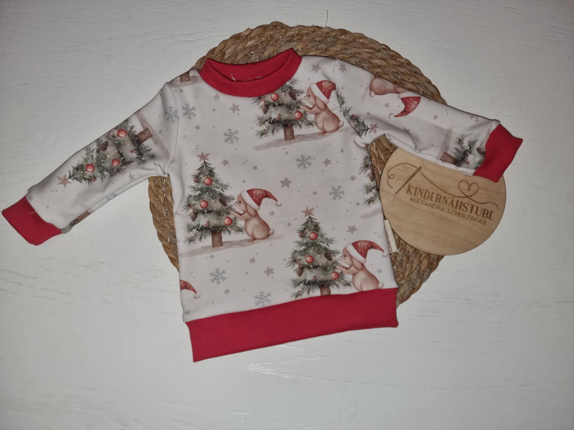 Pullover/Weihnachts Shirt Sweatshirt Hoodie Mädchen Junge /Frühchenkleidung von Kindernaehstube