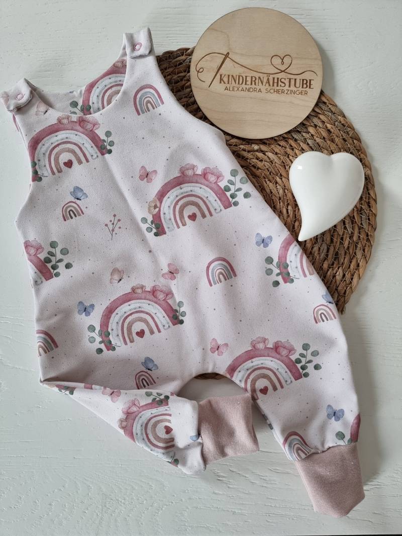 Strampler/Regenbogen Schmetterling/ Mädchen/ Frühchen Stoffeigenproduktion von Kindernaehstube