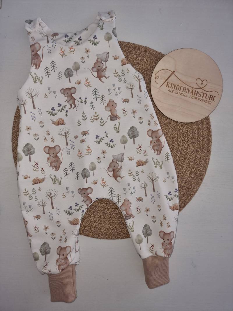 strampler/Romper Mäuse Jungen Mädchen Frühchenbekleidung von Kindernaehstube