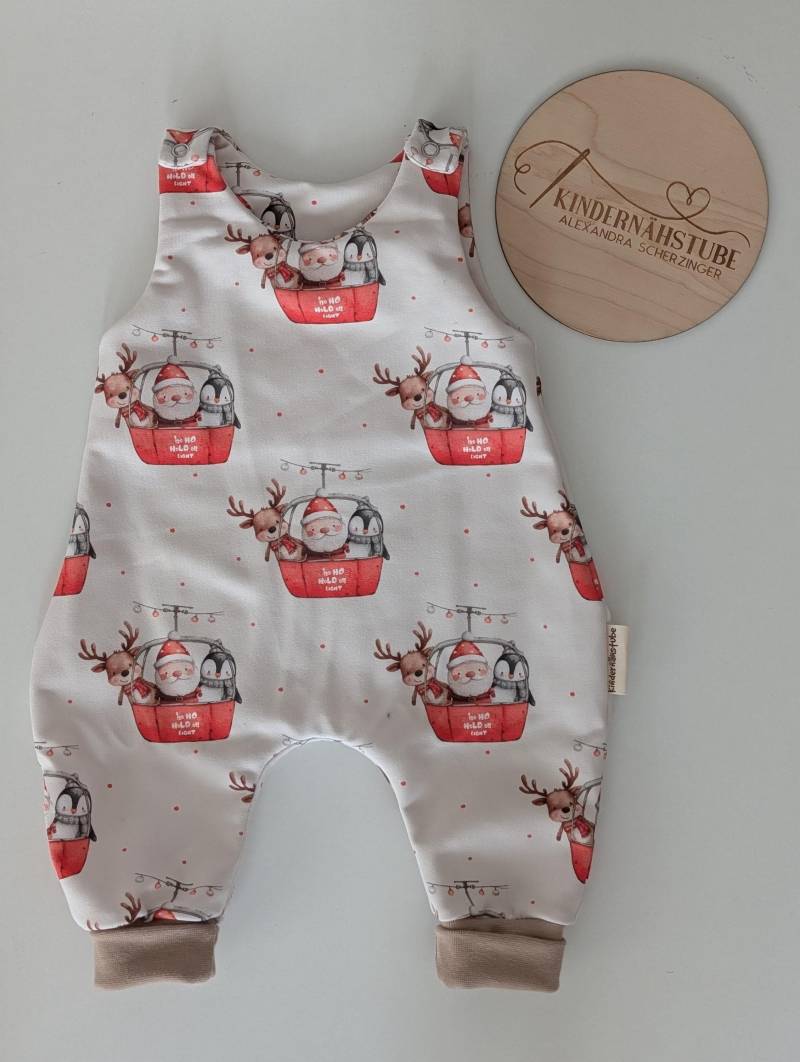 strampler Handmade Weihnachten/Nikolaus/Weihnachtsoutfit Weihnachtsstoff Christmas von Kindernaehstube