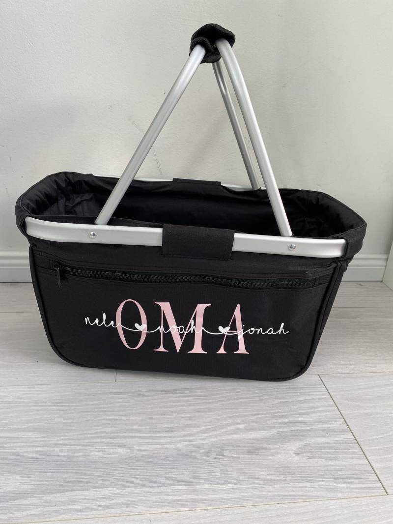 Einkaufskorb Personalisiert Oma Opa Mama Papa Geschenk Einkaufskorb Personalisiert Oma Opa Mama Papa Geschenk von KindertraumShop