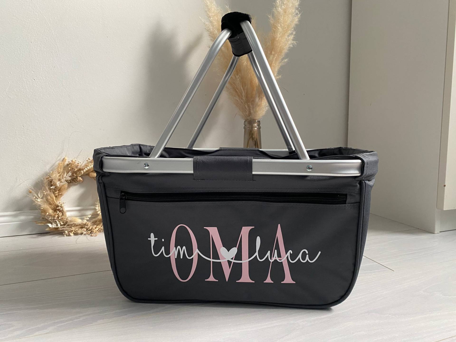 Einkaufskorb Personalisiert Oma Opa Mama Papa Geschenk von KindertraumShop
