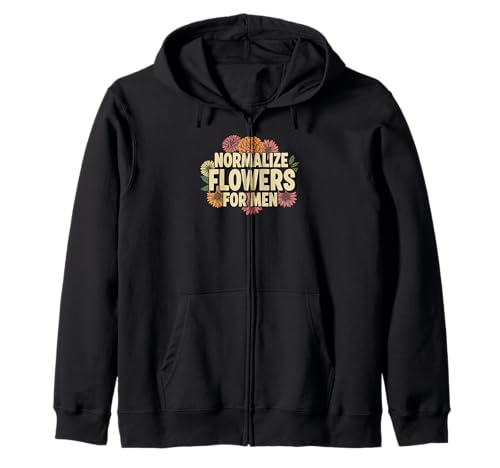 Normalisieren Sie Blumen für Männer Positive Männlichkeit Kapuzenjacke Normalisieren Sie Blumen für Männer Positive Männlichkeit Kapuzenjacke von Kindness Equality Self-Care Appreciation Graphic