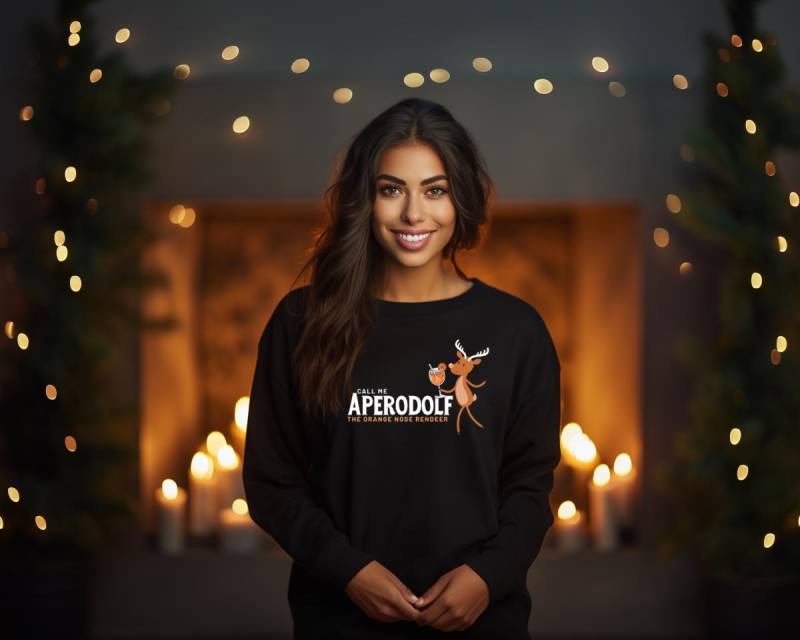 Aperol Spritz Pullover | Weihnachts Sweatshirt Frauen Lustige Geschenkidee Holy Aperoly Geschenk Freundin von Kindofglueck