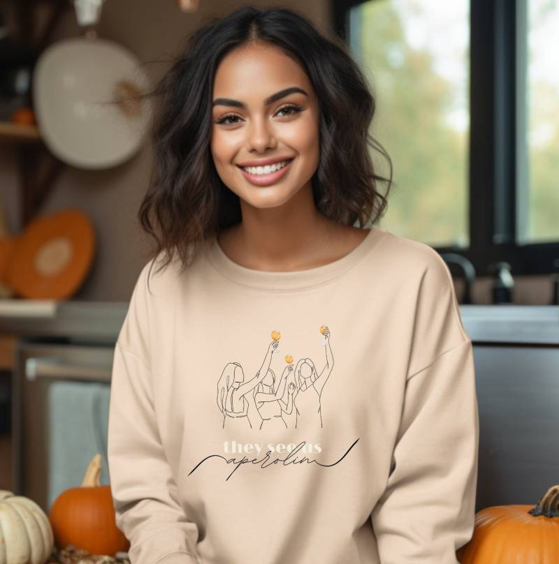 Aperol Spritz Shirt | Aperoling Jga Geburtstag Geschenk Schwester Freundin Frau Lustiges Girls Team Mädels von Kindofglueck