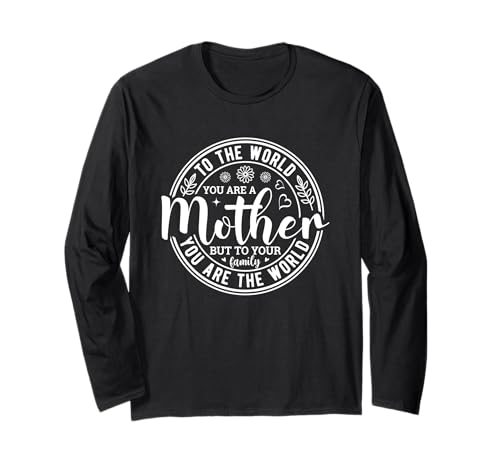 Mutter Mama stärken | Süße frischgebackene Mütter Geburtstag Muttertag Langarmshirt von Kindred Mama Apparel.USA