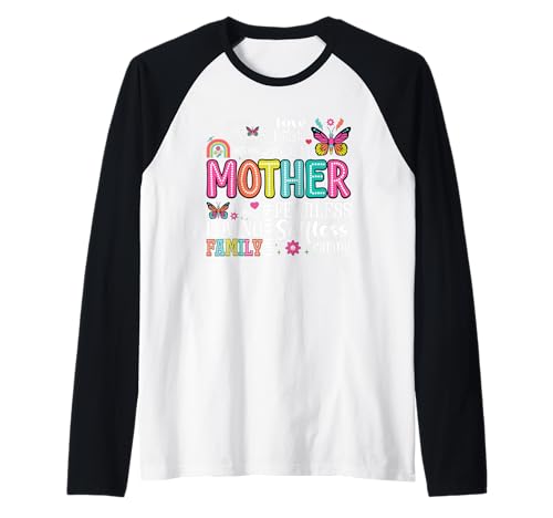 Mutter Mama stärken | Süße frischgebackene Mütter Geburtstag Muttertag Raglan von Kindred Mama Apparel.USA