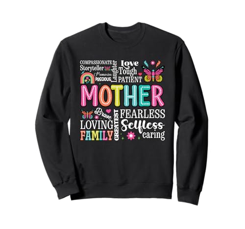 Mutter Mama stärken | Süße frischgebackene Mütter Geburtstag Muttertag Sweatshirt von Kindred Mama Apparel.USA
