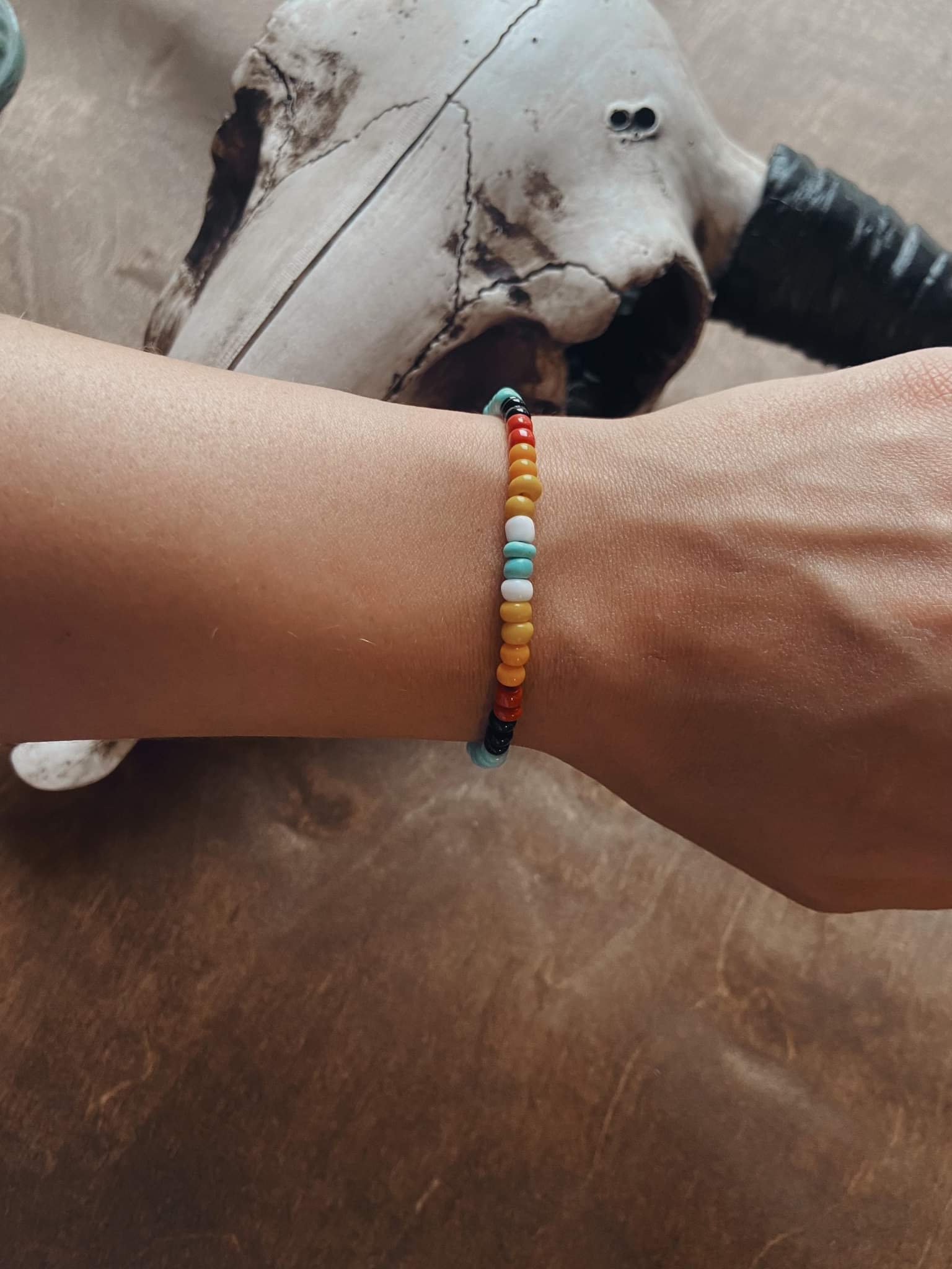 Perlenarmband, Perlenarmband Sonnenuntergang, Western Armbänder, Boho Perlenarmband, Perlenarmband Sonnenuntergang, Western Armbänder, Boho von KindredSpiritsBD