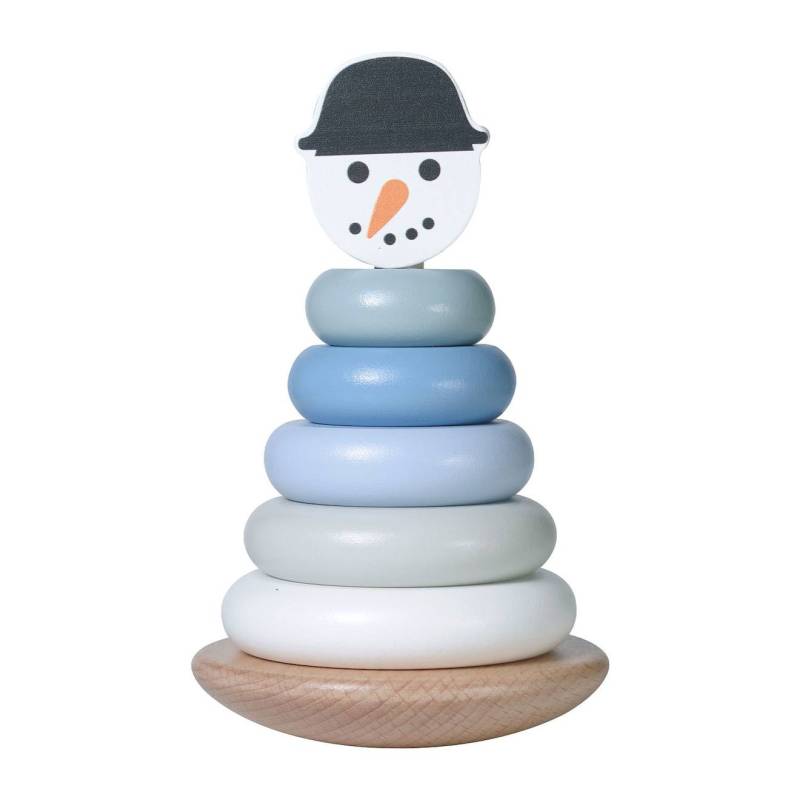 Stapelturm Schneemann weiss von Kindsgut