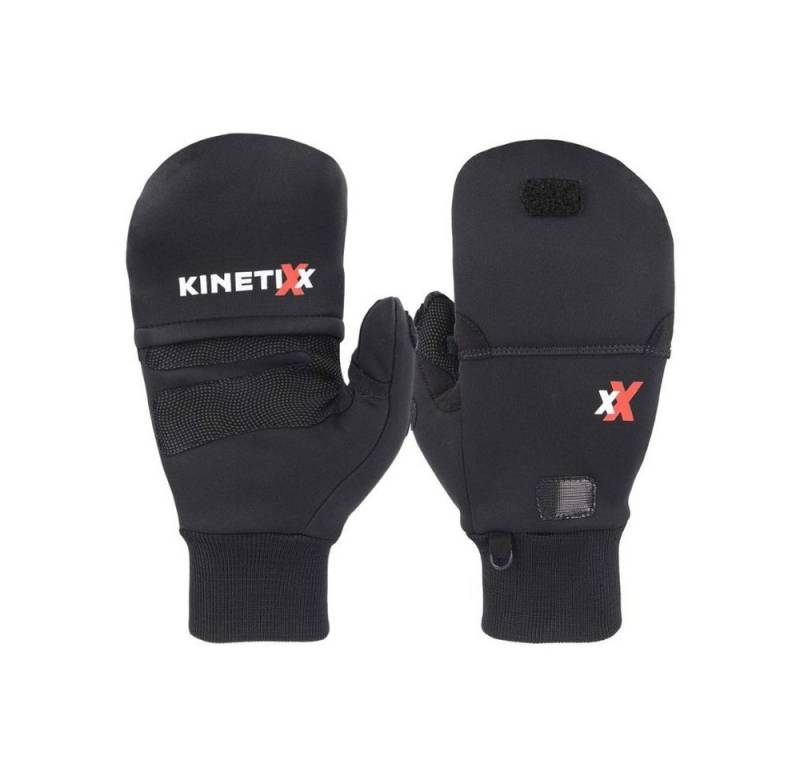 Kinetixx Fäustlinge 2 in 1 – Kapuzenhandschuh Bonnet, KinetiXx (Fäustling und Halbfinger-Handschuh) Anatomische Passform, Atmungsaktiv, Kälteschutz, Winddicht, Hoher von Kinetixx