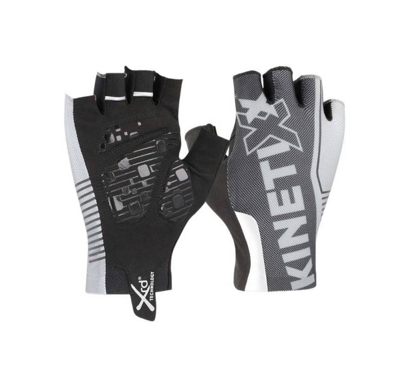 Kinetixx Fahrradhandschuhe Radhandschuh Linus für sportliche Biker:innen, KinetiXx (schwarz, weiß, rot) Anatomische Passform, Grip, Atmungsaktiv, Hoher Tragekomfort von Kinetixx
