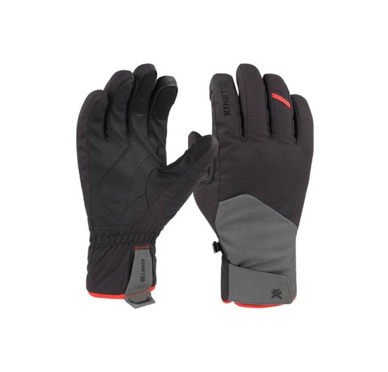 Kinetixx Skihandschuhe Klassischer Herren-Skihandschuh Bradin GTX®, KinetiXx (für Herren, in schwarz) Kälteschutz, Winddicht, Touchscreen kompatibel, Wasserdicht, Hoher von Kinetixx