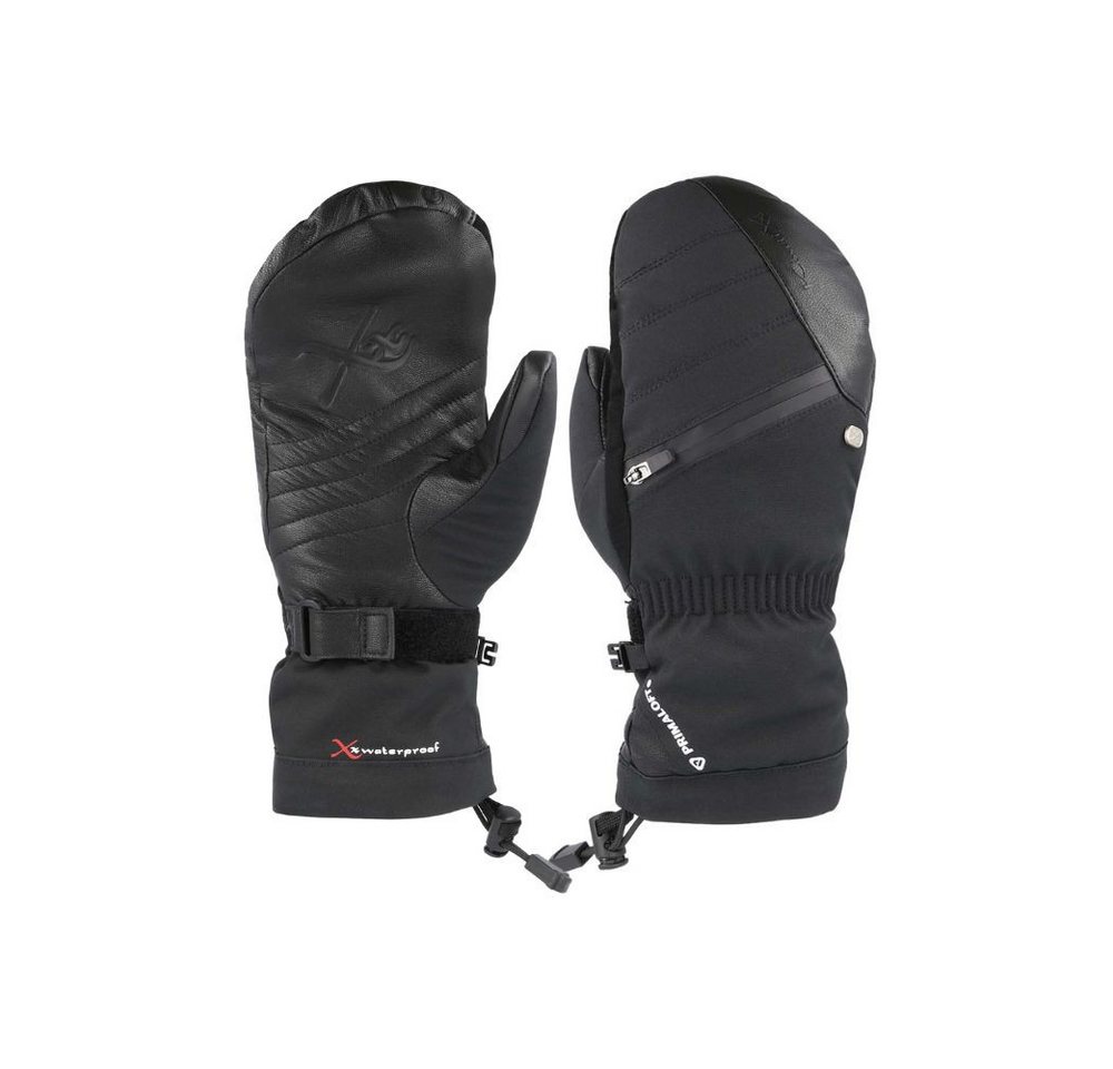 Kinetixx Snowboardhandschuhe Damen-Ski- und Snowboardhandschuh Alina Mitten, KinetiXx (in schwarz, schwarz/weiß, grau) Grip, Atmungsaktiv, Kälteschutz, Winddicht, Touchscreen kompatibel von Kinetixx