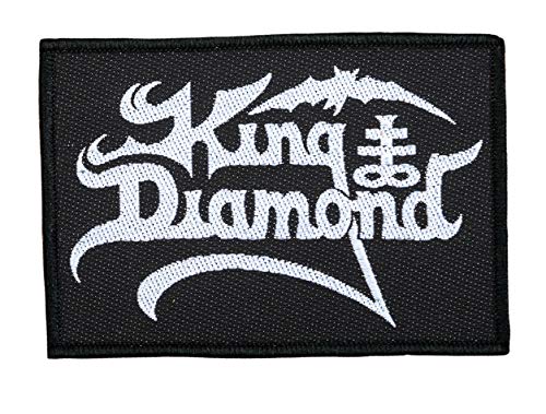 King Diamond Aufnäher Classic Logo Patch Gewebt & Lizenziert !! von Homry