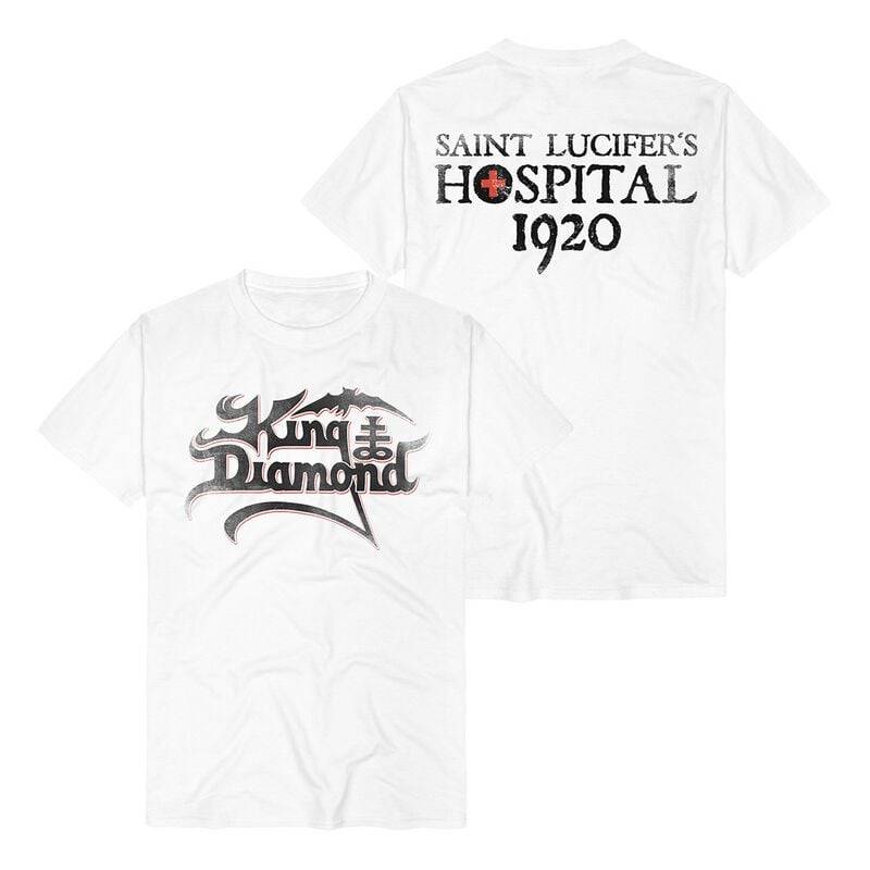 King Diamond Hospital Logo T-Shirt weiß in XXL von King Diamond