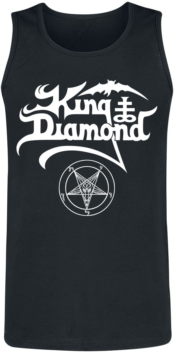 King Diamond Logo Tank-Top schwarz in M von King Diamond