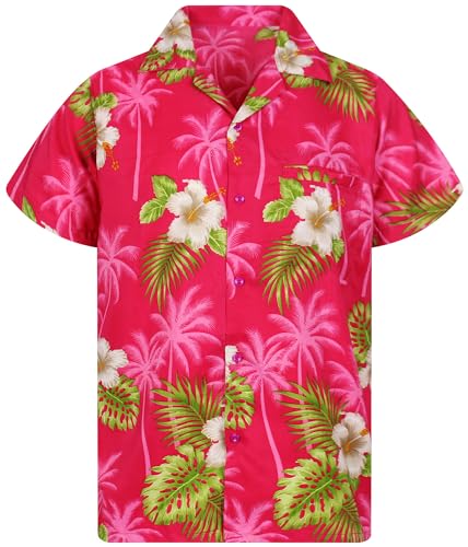 King Kaliko Trend-Hawaii-Hemd, Herren, Kurzarm, Small-Flower-Style, Pink, 4XL King Kaliko Trend-Hawaii-Hemd, Herren, Kurzarm, Small-Flower-Style, Pink, 4XL von King Kaliko
