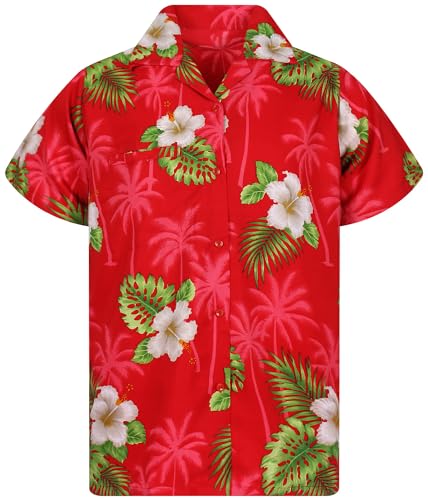 King Kaliko Trend-Hawaii-Hemd, Herren, Kurzarm, Small-Flower-Style, Rot, S King Kaliko Trend-Hawaii-Hemd, Herren, Kurzarm, Small-Flower-Style, Rot, S von King Kaliko