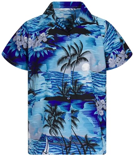 King Kaliko Trend-Hawaii-Hemd, Herren, Kurzarm, Style-Surf, Dunkel-Türkis, XL King Kaliko Trend-Hawaii-Hemd, Herren, Kurzarm, Style-Surf, Dunkel-Türkis, XL von King Kaliko