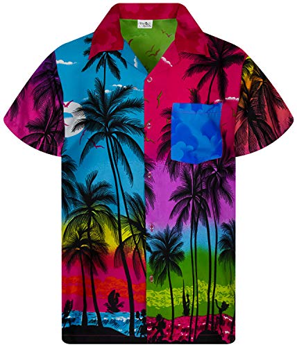 Funky Hawaiihemd Kids Kinder Jungs, Kurzarm, Print Beach, Mix, 6 von King Kameha