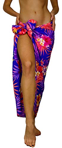 King Kameha Funky Hawaii Cover-up Pareo Sarong, Pineapple, Dunkelblau, Gross von King Kameha