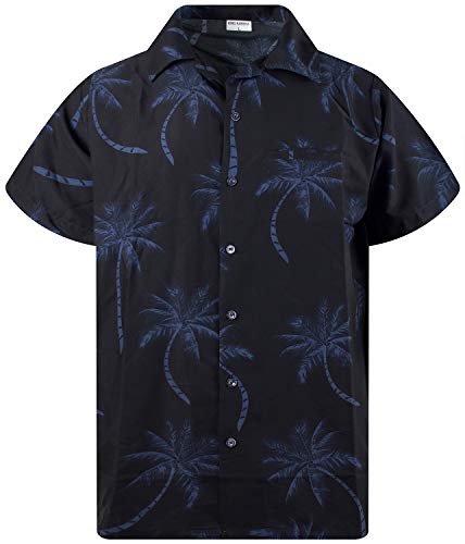 King Kameha Funky-Hawaii-Hemd, Herren, Kurzarm, Palm-Shadow, Schwarz, XS King Kameha Funky-Hawaii-Hemd, Herren, Kurzarm, Palm-Shadow, Schwarz, XS von King Kameha