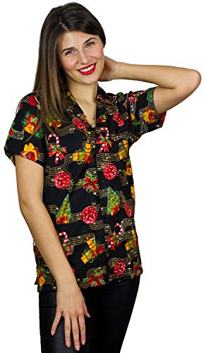 King Kameha Hawaiihemd Hawaiibluse Weihnachten, Christmas Musik, schwarz, M King Kameha Hawaiihemd Hawaiibluse Weihnachten, Christmas Musik, schwarz, M von King Kameha