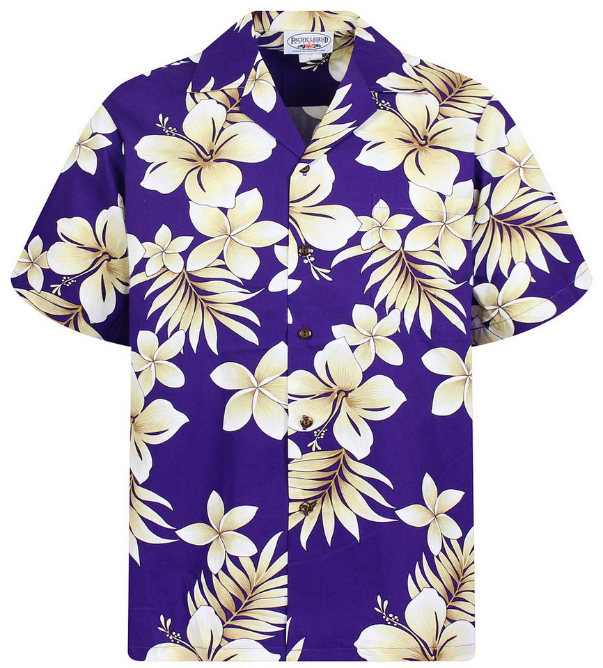 Pacific Legend Hawaiihemd Goldblume Original Hawaiihemd mit 100% Kokosnuss-Knöpfen Pacific Legend Hawaiihemd Goldblume Original Hawaiihemd mit 100% Kokosnuss-Knöpfen von Pacific Legend