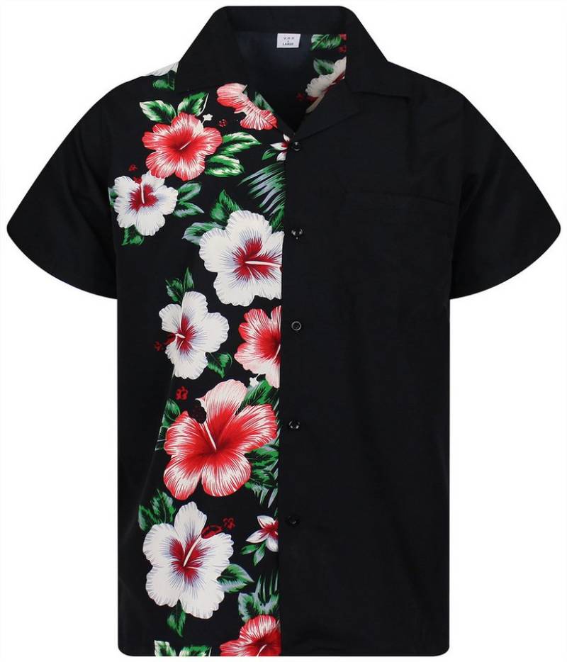 King Kameha Hawaiihemd Wedding Funky Hawaii-Hemd Herren Kurzarm Front-Tasche Stylish Unisex von King Kameha