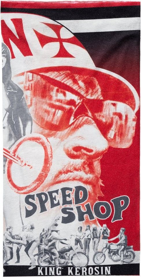 King Kerosin Baseball Cap Red Baron Speed Shop Multifunktionstuch von King Kerosin