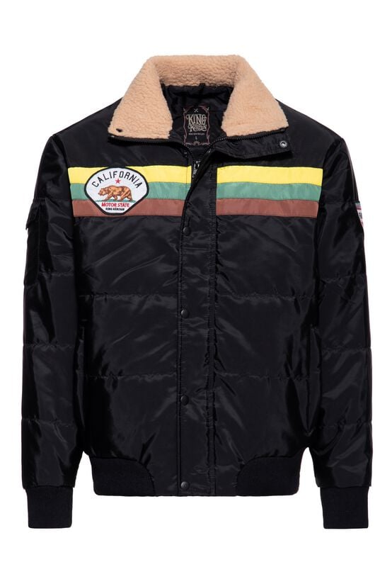 King Kerosin California Puffer Jacket Winterjacke schwarz in XXL King Kerosin California Puffer Jacket Winterjacke schwarz in XXL von King Kerosin