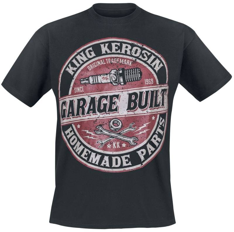 King Kerosin Garage Built T-Shirt schwarz in L von King Kerosin