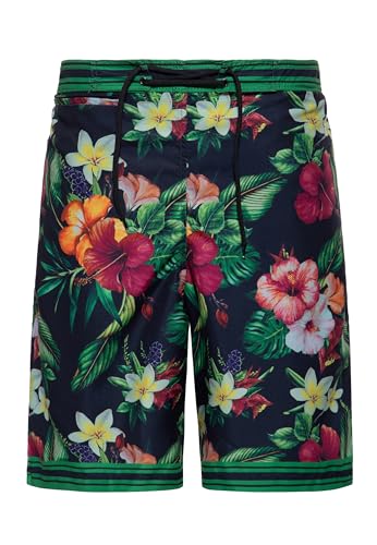 King Kerosin Herren Badeshorts · Bademode · Badehose · Swim Trunks · Tropical · Hawaii · Allover Print · Retro · Vintage · 50s · Taschen · Schnell Trocknend · Tropical Flowers King Kerosin Herren Badeshorts · Bademode · Badehose · Swim Trunks · Tropical · Hawaii · Allover Print · Retro · Vintage · 50s · Taschen · Schnell Trocknend · Tropical Flowers von King Kerosin