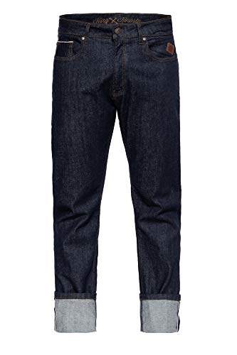 King Kerosin Herren Basic 5-Pocket Vintage Jeans | Selvedge Design | Baumwolle Stretch | Straight Fit Robin Selvedge von King Kerosin