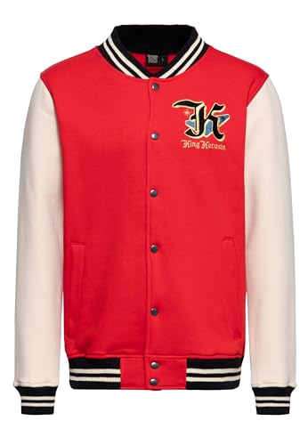 King Kerosin Herren College Jacke Baseball 50S 1950S Rockabilly Rock'n'roll Vintage Retro Stickerei Greaser Detroit Oldtimer Sweatjacke Detroit Greaser King Kerosin Herren College Jacke Baseball 50S 1950S Rockabilly Rock'n'roll Vintage Retro Stickerei Greaser Detroit Oldtimer Sweatjacke Detroit Greaser von King Kerosin